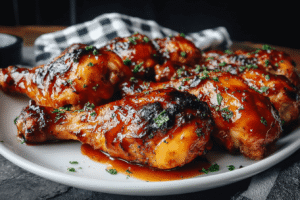 BBQ Chicken Drumsticks Recipe 3 BBQ Chicken Drumsticks