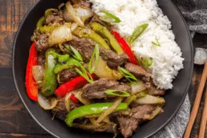 delicious pepper steak