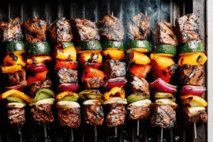 grilled steak kabobs