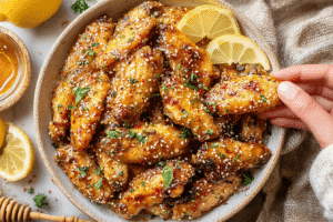 Lemon Pepper Wings With Honey Recipe 3 Lemon Pepper Wings With Honey