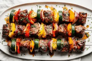delicious steak kabobs