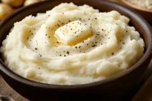 Variations of garlic mashed potatoes