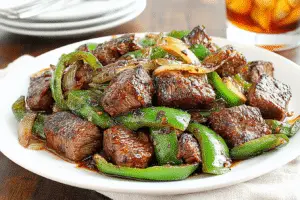 Serving ideas for teriyaki steak bites recipe