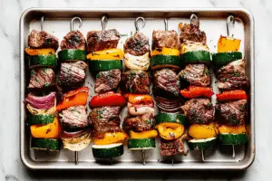 Steak Kabobs 3 Steak Kabobs