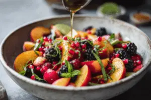 peach fruit salad