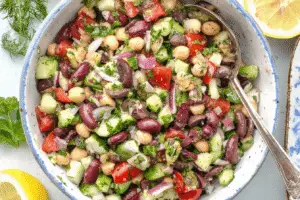 Mediterranean Bean Salad