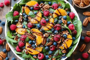 Berry Spinach Salad