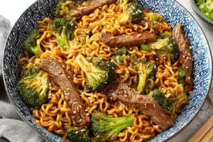 Beef And Broccoli Ramen Stir Fry