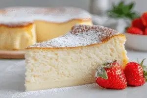 delicious japenese cotton cheesecake