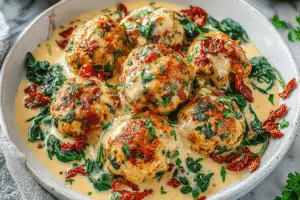 Delicious Spinach Turkey Meatballs