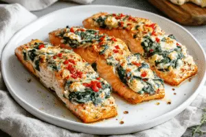 Stuffed Salmon Recipe