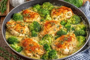 Garlic Chicken with Broccoli