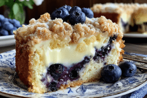Blueberry Cream Cheese Crumb Cake 2 Blueberry Cream Cheese Crumb Cake