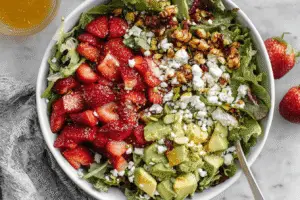 Strawberry Crunch Salad With Champagne Vinaigrette