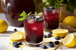 summer blueberry lemonade