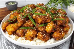 delicious honey sesame chicken