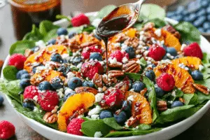 nutritious spinach salad
