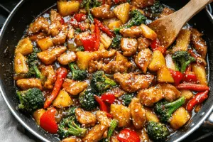 One‑Pan Pineapple Chicken Teriyaki
