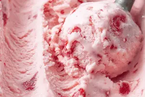 delicious strawberry ice cream