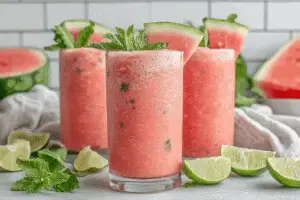 refreshing watermelon smoothie
