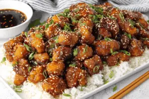 savory honey sesame chicken