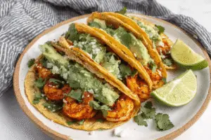 delicious shrimp tacos