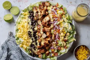 Healthy Chicken Chopped Salad
