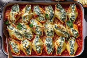 Spinach And Ricotta Stuffed Shells