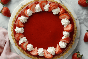 Delicious Strawberry Cheesecake
