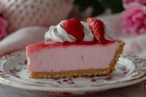 No-Bake Strawberry Cheesecake Recipe 3 No-Bake Strawberry Cheesecake