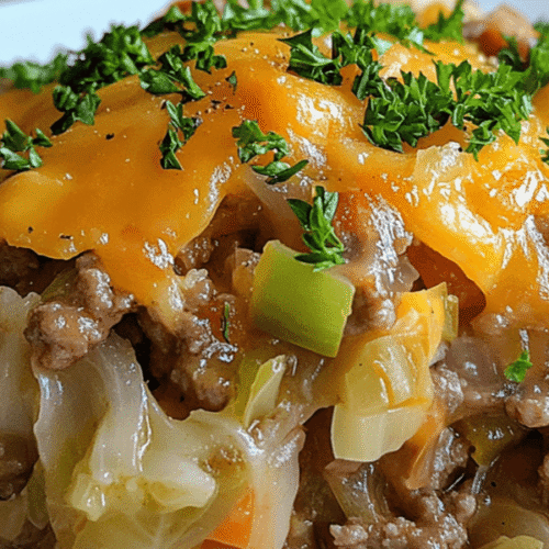 Cheesy Cabbage Beef Casserole: A Comforting Classic 6 Cheesy Cabbage Beef Casserole Recipe