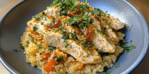 Lemon Herb Chicken With Quinoa Recipe