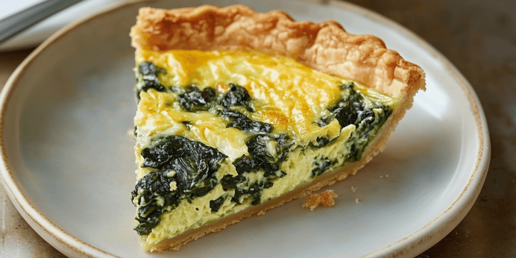 Spinach & Cheese Quiche Recipe