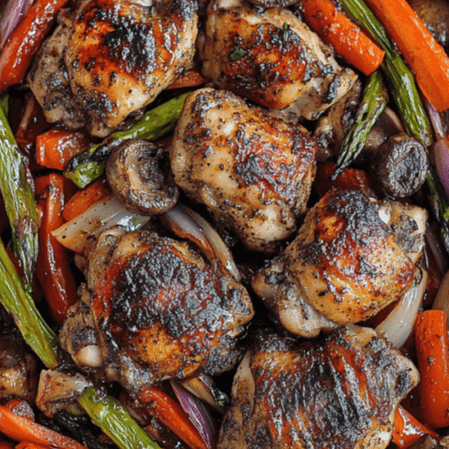 Balsamic Chicken With Roasted Veggies Recipe 6 Balsamic Chicken With Roasted Veggies Recipe