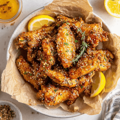 Lemon Pepper Wings With Honey Recipe 6 Lemon Pepper Wings With Honey Recipe