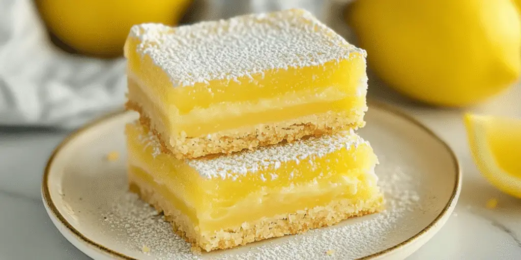 Lemon Bars With Shortbread Crust Recipe
