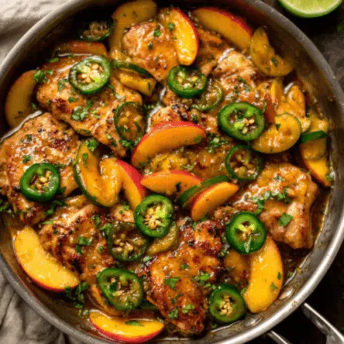 Jalapeño Peach Chicken Recipe 6 Jalapeño Peach Chicken Recipe