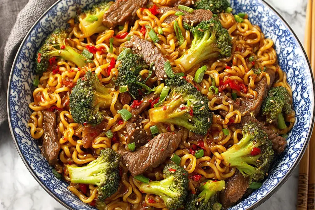 Beef And Broccoli Ramen Stir Fry Recipe Beef And Broccoli Ramen Stir Fry Recipe
