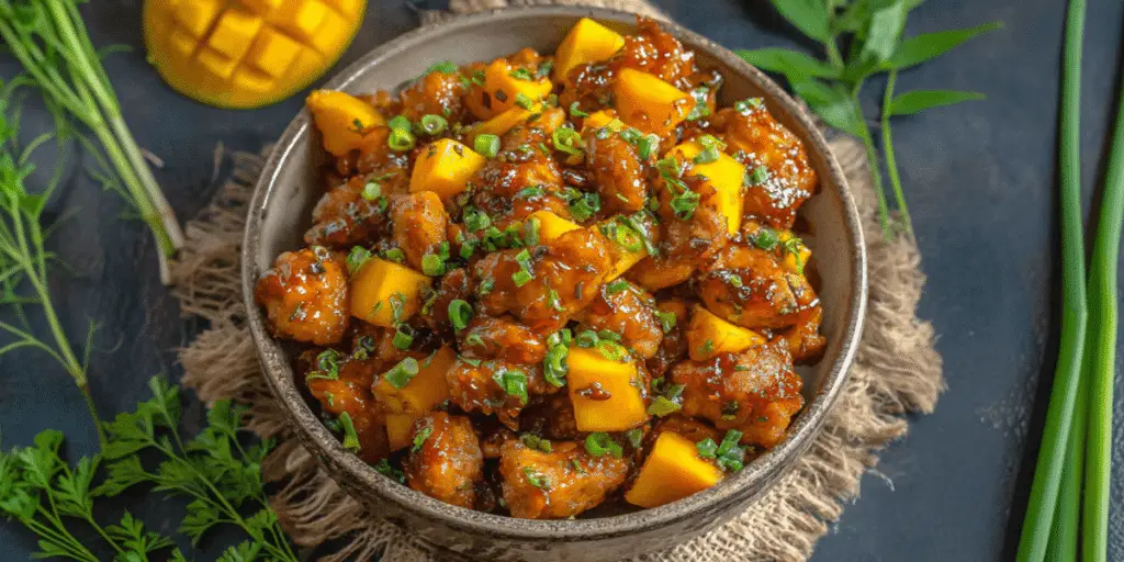 Chinese Style Mango Chicken Stir Fry Recipe