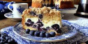 Blueberry Cream Cheese Crumb Cake Recipe
