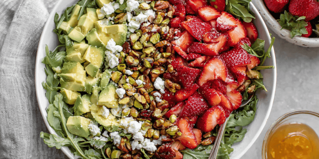 Strawberry Crunch Salad With Champagne Vinaigrette Recipe