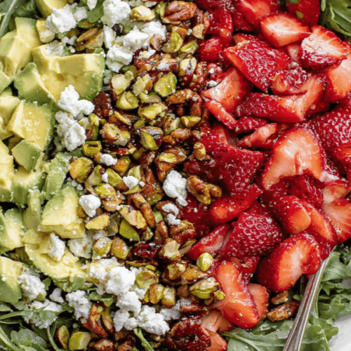 Strawberry Crunch Salad With Champagne Vinaigrette 5 Strawberry Crunch Salad With Champagne Vinaigrette Recipe