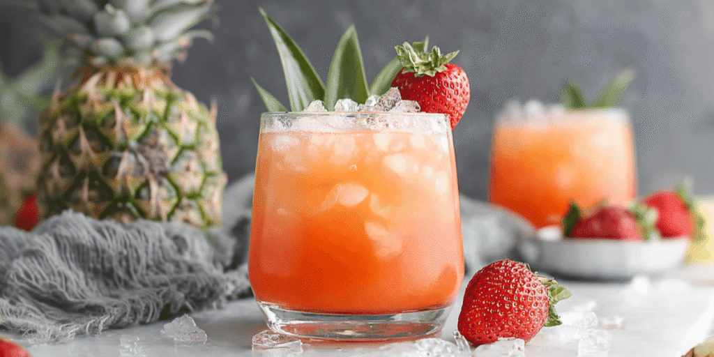 Pineapple Strawberry Agua Fresca Recipe