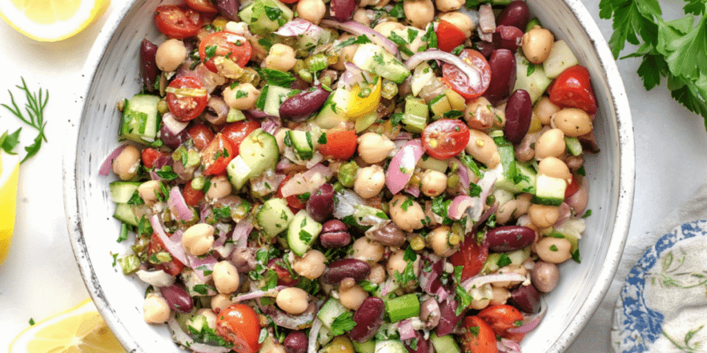 Mediterranean Bean Salad Recipe