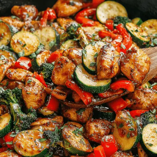 One Pot Cajun Chicken and Veggie Skillet Recipe