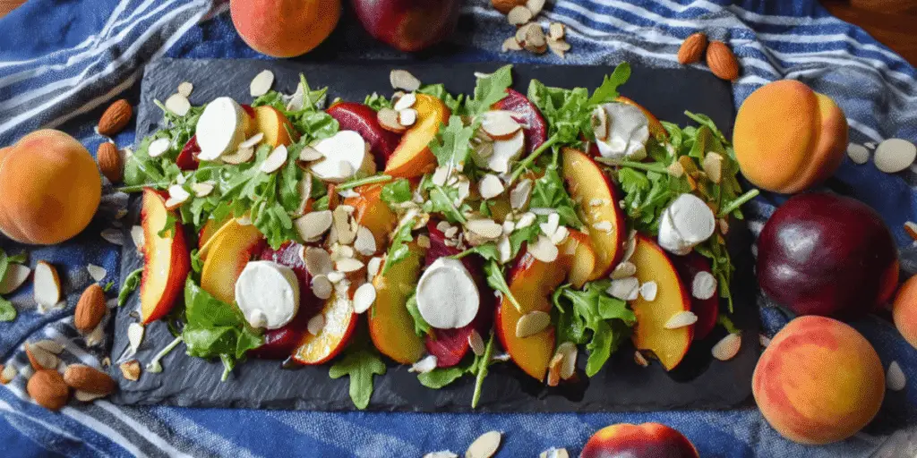 Summer Peach Fresh Mozzarella Salad Recipe