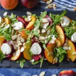Summer Peach Fresh Mozzarella Salad Recipe