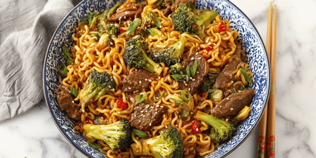 Beef And Broccoli Ramen Stir Fry Recipe
