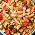 Healthy Tomato Zucchini Pasta Recipe