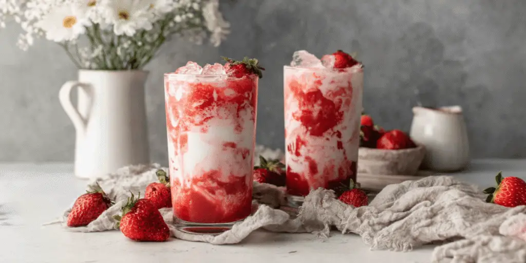 Korean Strawberry Milk Recipe